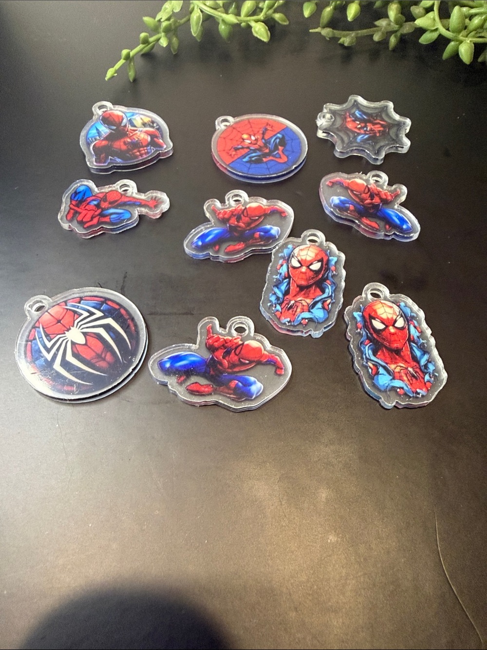 Red & Blue Spider Hero Keychain Charms - Kids Toys #2